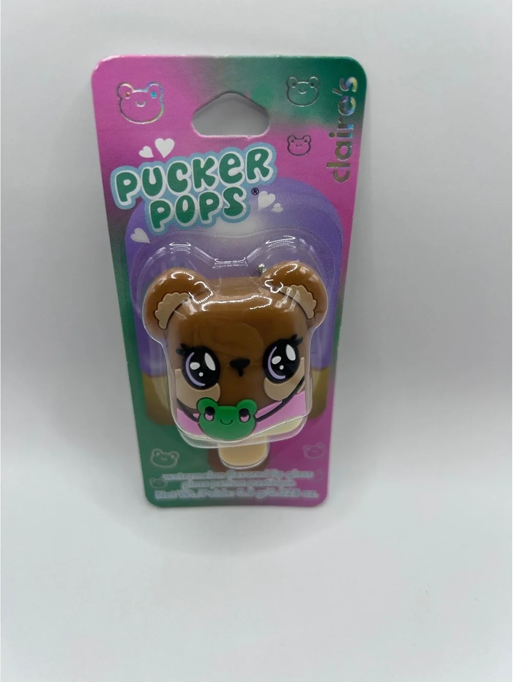 Claire's Pucker Pops Bear Lip Balm